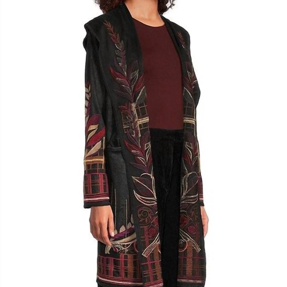 NWT Johnny Was - BIYA METALLIC DUSTER - Picture 4 of 7